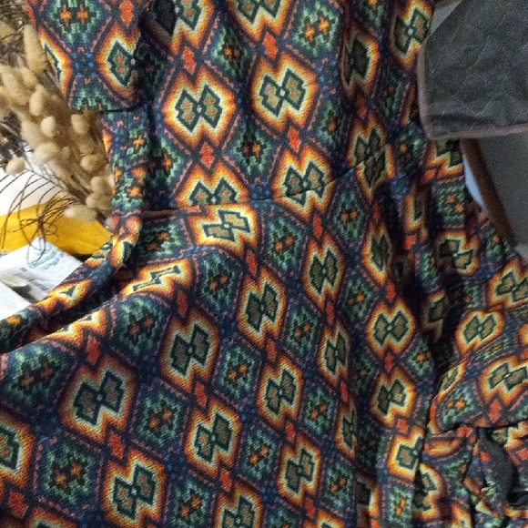 Colorful Geometric Pattern Dress - Picture 4 of 8